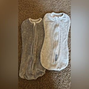 SwaddleMe Gray and White Swaddle Sack